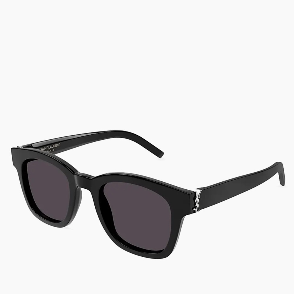 Brand New! YSL Saint Laurent Monogram Square Sunglasses Silver Hardware unisex - Picture 3 of 13